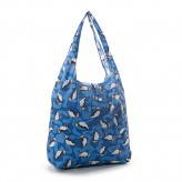 Eco Chic Blue Puffins Shopper Bag