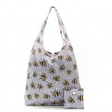 Eco Chic Grey Bee's Shopper Bag