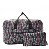 Eco Chic Black Feather Holdall