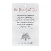 On Your Sad Loss -L&M Angel Wishes Pin