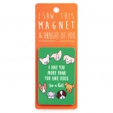 More Than You Like Dogs - I Saw Magnet