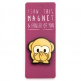 Monkey Emoji - I Saw This Magnet