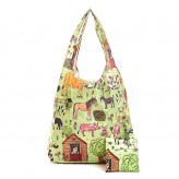 Eco Chic Blue Wild Butterfly Lunch Bag