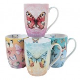 Butterfly Bliss Mug - Asst