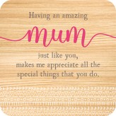 Amazing Mum - WOL Coaster