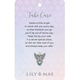 Take Care - Lily & Mae Angel Pin