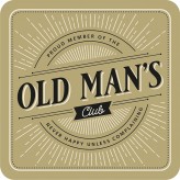 Old Man's Club - Premium Drink Coaster