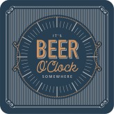 Beer O'clock - Premium Drink Coaster