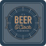 Beer O'clock - Premium Drink Coaster