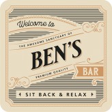 Ben - Premium Drink Coaster