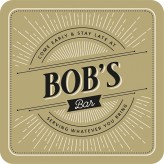 Bob - Premium Drink Coaster