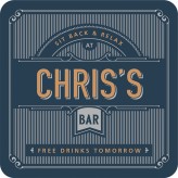 Chris - Premium Drink Coaster