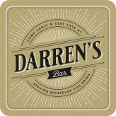 Darren - Premium Drink Coaster