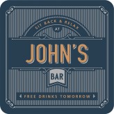 John - Premium Drink Coaster