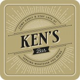 Ken - Premium Drink Coaster