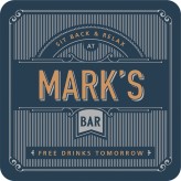 Mark - Premium Drink Coaster