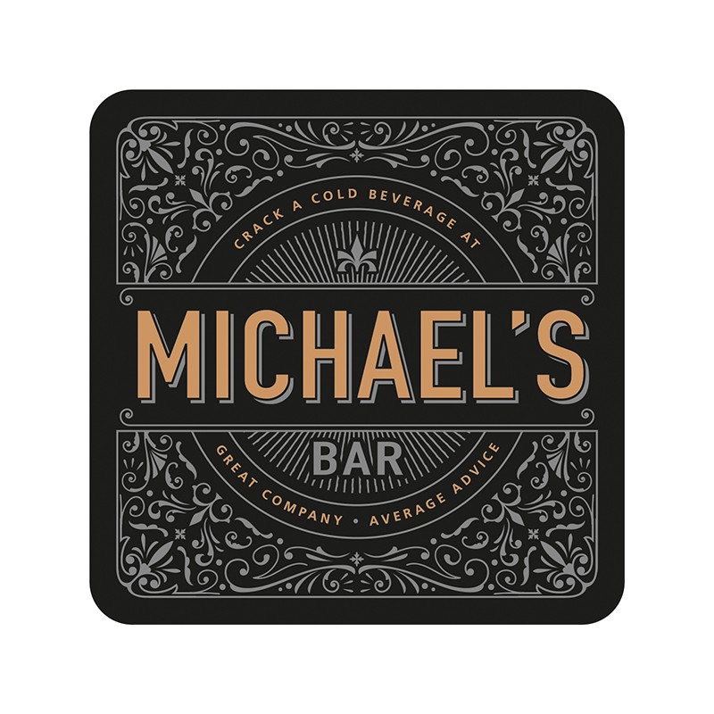 Michael Premium Drink Coaster Artique
