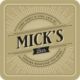 Mick - Premium Drink Coaster