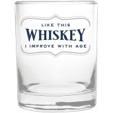Whiskey - Top Shelf Rocks Glass