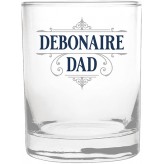 Debonaire Dad - Top Shelf Rocks Glass