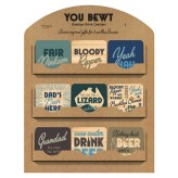 Bamboo Coaster Pack - You Bewt