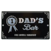 No. 1 Dad - Personalised Bar Sign