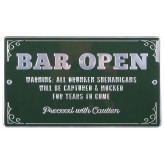 Bar Open - Personalised Bar Sign