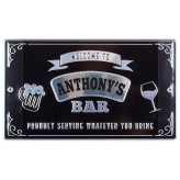 Anthony - Personalised Bar Sign