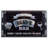Brad - Personalised Bar Sign