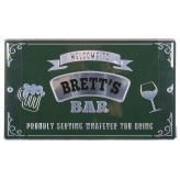 Brett - Personalised Bar Sign
