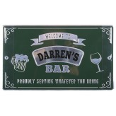 Darren - Personalised Bar Sign