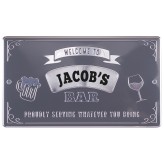 Jacob - Personalised Bar Sign