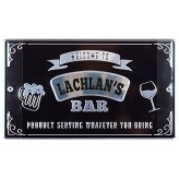 Lachlan - Personalised Bar Sign