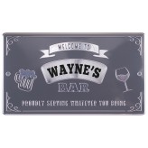 Wayne - Personalised Bar Sign