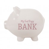 My First Piggy Bank (Cream) - Piggy Bank