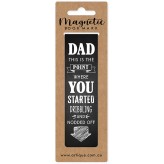 Dad  - Magnetic Bookmark
