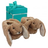 Bunny Baby Slippers Brown  - Jomanda