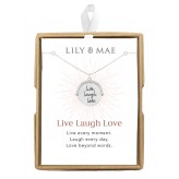 Live Laugh Love- Spinning Pendant