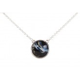 Black - L&M Silver Necklace