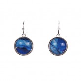 Blue - L&M Silver Earrings