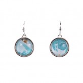 Light Blue - L&M Silver Earrings