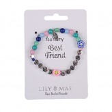 Best Friend - L&M Beaded F/ship Bracelet