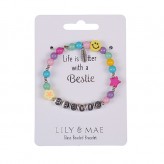 Bestie - L&M Beaded Friendship Bracelet