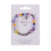 Smile - L&M Beaded Friendship Bracelet