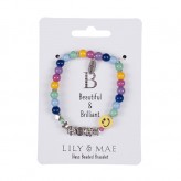 B - L&M Beaded Friendship Bracelet