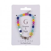 G - L&M Beaded Friendship Bracelet