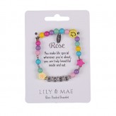 Rose - L&M Beaded Friendship Bracelet