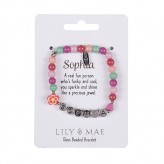 Sophia - L&M Beaded F/ship Bracelet