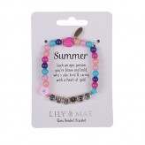 Summer - L&M Beaded F/ship Bracelet