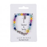 T - L&M Beaded Friendship Bracelet